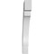 Ekena Millwork 3 1/2-in. W x 24-in. D x 30-in. H Merced Architectural Grade PVC Knee Brace BRCP035X24X30MRC - alternate 2